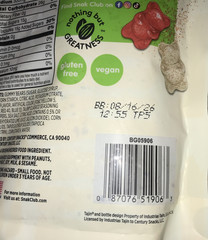 2 packages Snak Club Tajin Gummy Bears Mild 6.5oz Chili & Lime