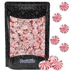 The Dreidel Company Peppermint Pinwheel Starlights Hard 8 Ounce (Pack of 1)