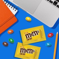 M&M’s Peanut Milk Chocolate Fun Size Candy 10.57 oz Sharing Party Bag