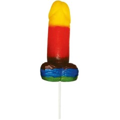 Hott Products Rainbow Sweet & Sour Gummy Pecker