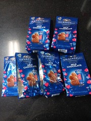 6 GHIRARDELLI Valentine’s Day Milk Chocolate Hearts, 4.1oz Bag 06/26 Free Shippi