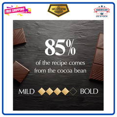 EXCELLENCE 85% Cocoa Dark Chocolate Bar, Dark Chocolate Candy, 3.5 Oz. (12 Pack)
