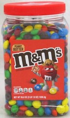 PEANUT BUTTER M&M’s 55 oz Chocolate Candies M & Ms JUMBO