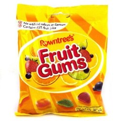 Rowntrees Fruit Gums 205g