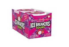 Ice Breakers Sours Strawberry-Mixed Berry and Cherry 1.5 Oz Containers (Pack …