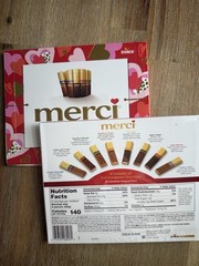 2 PC MERCI Finest Assorted of European Chocolate 8.8 oz/ 250g. Gift for Her. New