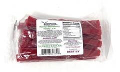 Strawberry Licorice Twists, 1 Pound Pack Large, Red